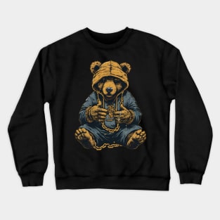 Gangsta Bear Crewneck Sweatshirt